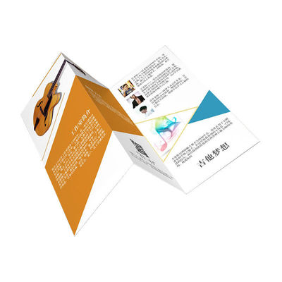 Tri Fold Flyers Softcover Book Printing  Full Color Custom Size