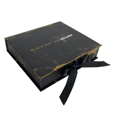OEM Clothing Packing Boxes Gift Ribbon Apparel Packaging Boxes