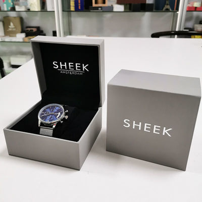 Art Paper Watch Box Gift Packaging Square Cardboard Watch Gift Box