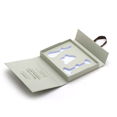 OEM Custom Gift Packaging Small Paper Gift Box With Foam And Ribbon