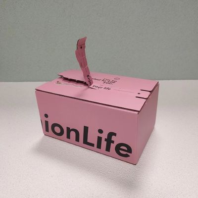 Corrugated Cartons Zipper Kraft Paper Packaging Box For E Commerce