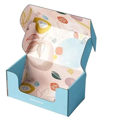 Corrugated Cardboard Mailer Boxes Custom Color Inside Printing