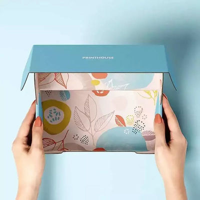 Corrugated Cardboard Mailer Boxes Custom Color Inside Printing