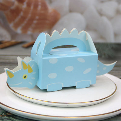 Glossy Lamination Dinosaur Candy Boxes For Baby Shower Chocolate