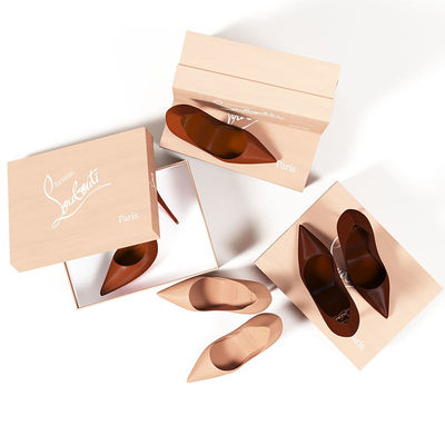 Custom Logo Shoe Packaging Boxes Embossing Cardboard Shoe Boxes