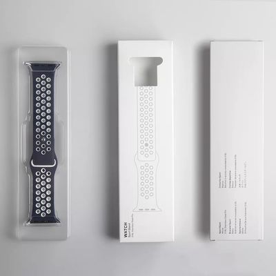 Luxury White Cardboard Watch Box Gift Packaging Custom Printing