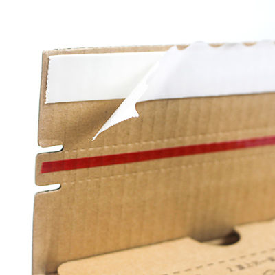 Custom Logo Brown Kraft Paper Corrugated Folding Zipper Products Packaging Shipping Mailer Box