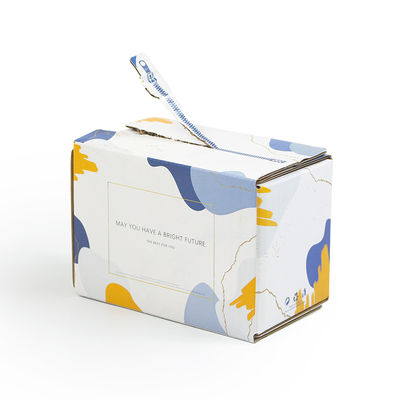 Wholesale Postal Packaging Box Self Seal Sticker Zipper Recycled Mailer Shipping Box With Adhesive Tear Strip