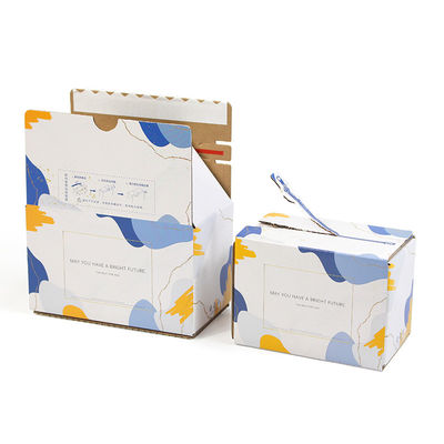 Wholesale Postal Packaging Box Self Seal Sticker Zipper Recycled Mailer Shipping Box With Adhesive Tear Strip