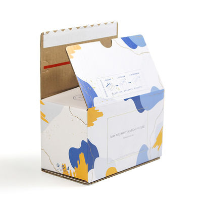 Wholesale Postal Packaging Box Self Seal Sticker Zipper Recycled Mailer Shipping Box With Adhesive Tear Strip