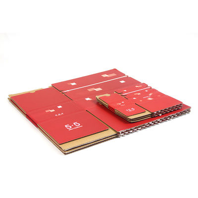 Custom Quick Seal Peel Off Box Self Seal Postal Kraft Zipper Carton Box Adhesive Tear Strips