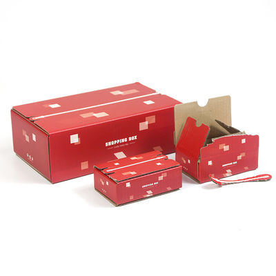 Custom Quick Seal Peel Off Box Self Seal Postal Kraft Zipper Carton Box Adhesive Tear Strips