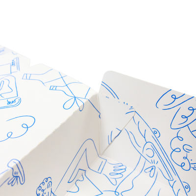 Customizable Logo Takeaway Paper Lunch Box Disposable Environmental Protection Food Packaging Box