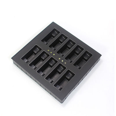 Custom Printing Gold Foil Orange Black Beauty Makeup Folding Magnetic Gift Box With Tray