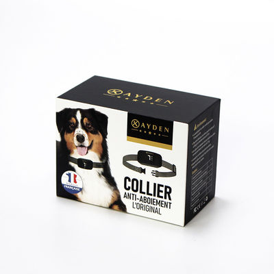Customized Pet Supplies Gift Paper Box With Lid Base for Printing Handling Varnishing
