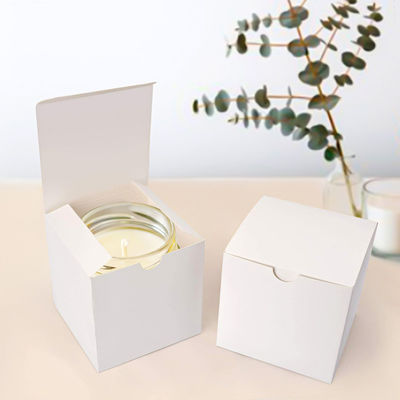 Custom White Card Paper Soap Boxes Packaging with Matt Lamination OEM Product Box