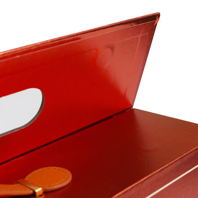 UV Printing Luxury Fruits Festival Gift Box With Leather Handle