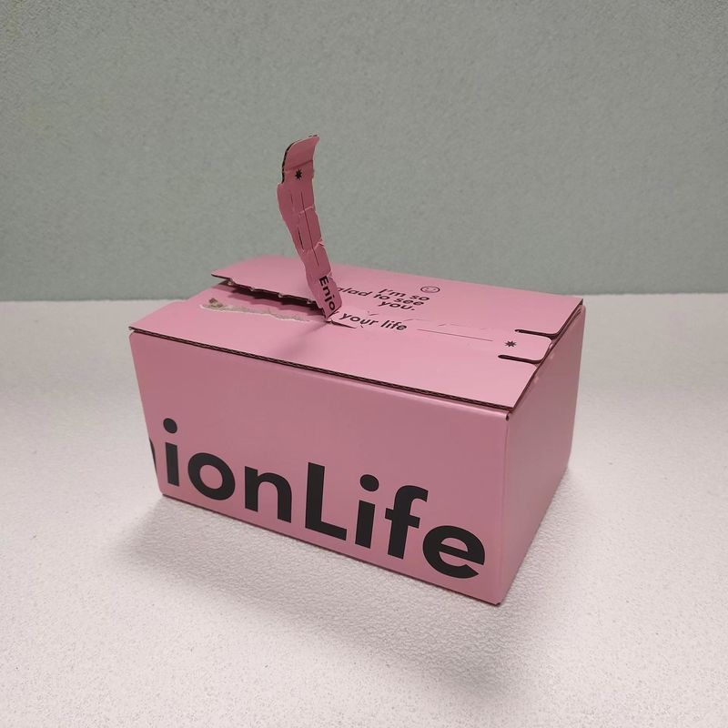 Corrugated Cartons Zipper Kraft Paper Packaging Box For E Commerce