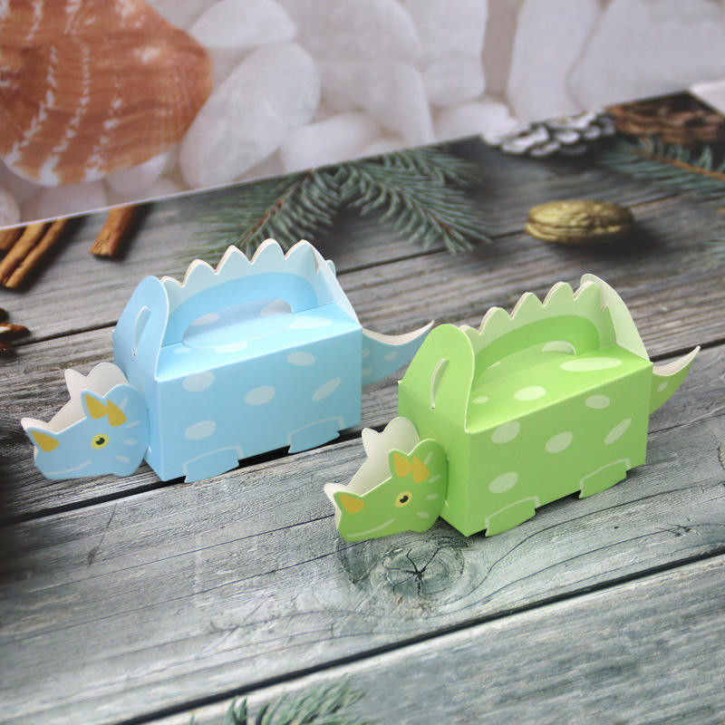 Glossy Lamination Dinosaur Candy Boxes For Baby Shower Chocolate