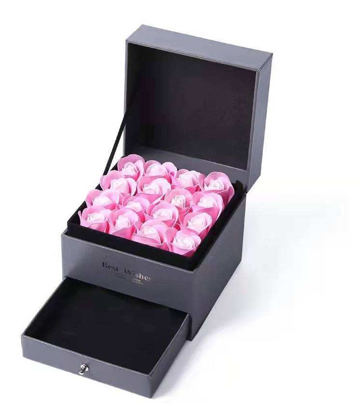 Embossing Lid And Base Gift Box for Valentine's Wedding Birthday