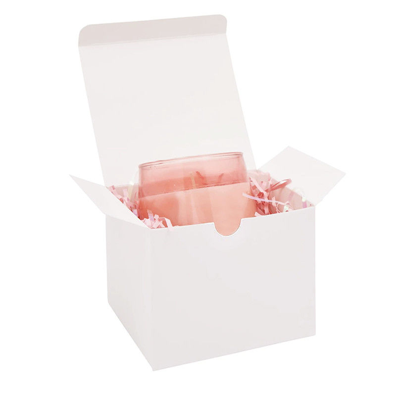 Custom White Card Paper Soap Boxes Packaging with Matt Lamination OEM Product Box