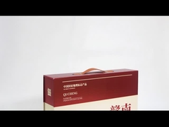 Luxury Orange fruit folding magnetic gift box with handle